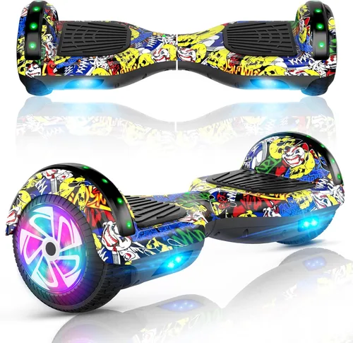 Vista 12 de UNI-SUN Self Balancing Scooter for Kids, 6.5" Two Wheels Scooter with Bluetooth and Lights for Girls Boys Kids Adults