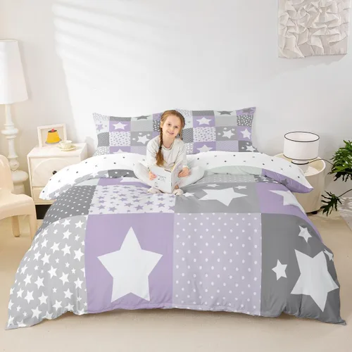 Vista 28 de Funda de edredón Happy Camping, juego de ropa de cama para niños, casa rodante, camper, funda de edredón vintage de madera estilo granero