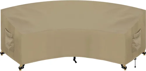 Vista 12 de PureFit Funda de sofá modular para exteriores en forma de L, impermeable, para muebles de patio, terraza, césped y jardín, 83 x 104 pulgadas