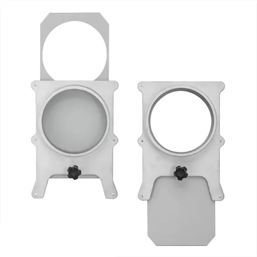 POWERTEC 70165-P2 - Puerta de aluminio de 3 pulgadas, paquete de 2