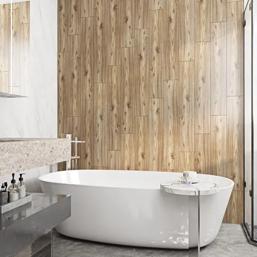Vista 4 de Livelynine Baldosas de Suelo de Vinilo Impermeables con Aspecto de Madera de 6x36 Pulgadas para Despegar y Pegar, Suelo de Vinilo Amigable