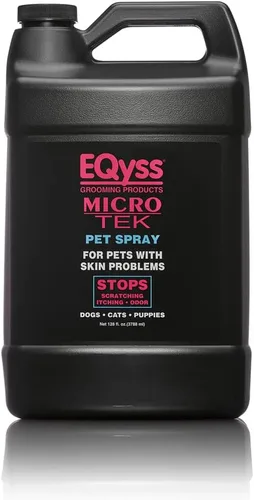 Vista 7 de EQyss Micro-Tek - Spray para aliviar la picazón de las mascotas, alivia la piel irritada seca, detiene la picazón, los arañazos, las mordeduras