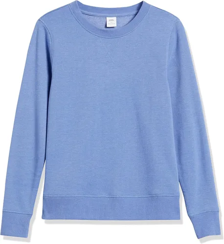 Vista 5 de Tienda Essentials - Sudadera de cuello redondo de tela de toalla de vellón francesa para mujer disponible en tallas extragrandes