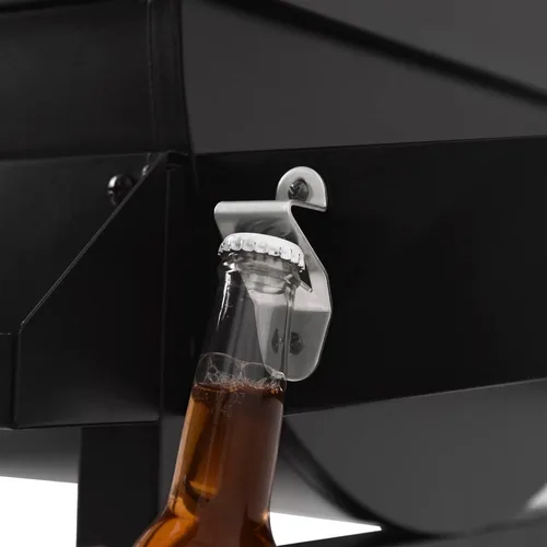 Vista 8 de Royal Gourmet CC1830T - Parrilla de carbón de barril de 30 pulgadas con rejilla de calentamiento y cesta de almacenamiento frontal, parrilla