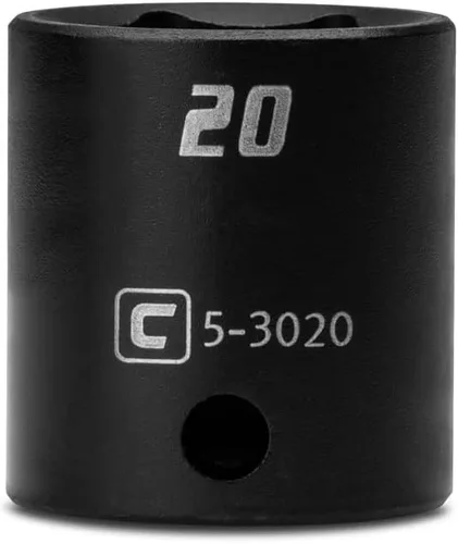 Vista 13 de Capri Tools Zócalo de impacto poco profundo de 0.236 in, accionamiento de 3/8 pulgadas, 6 puntos, métrico