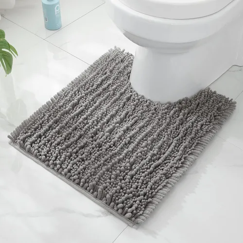 Vista 169 de FLOLEOPA Alfombras de baño de microfibra suave y esponjosa, tapetes de baño absorbentes, antideslizantes, lavables a máquina y de secado rápido