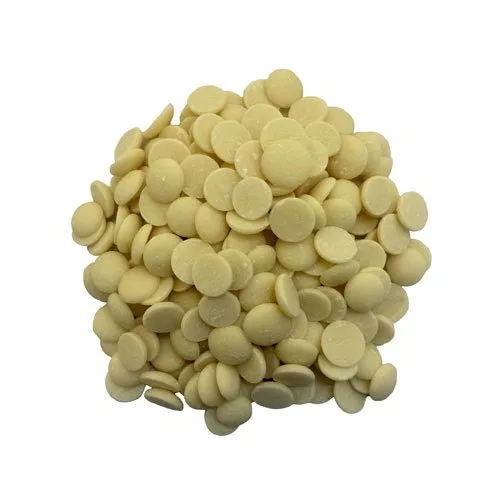 Callebaut Caletas de chocolate blanco con cacao W2 al 28% de OliveNation - 1/2 libra