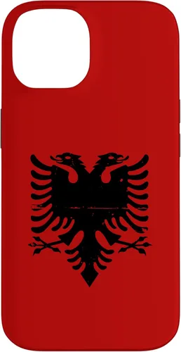 Vista 4 de Albania Vintage Albanian Flag Case for iPhone 17