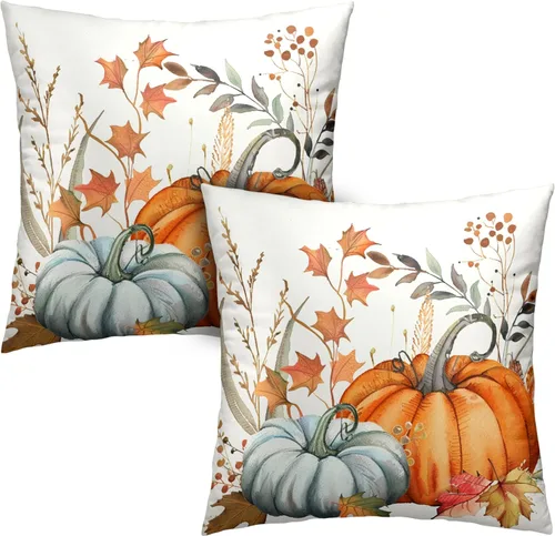 Vista 60 de Juego de 2 fundas de almohada con diseño de rayas de cebra de 18 x 18 pulgadas, fundas de almohada cuadradas decorativas en blanco y negro, fundas