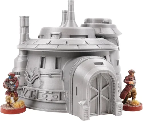 Vista 2 de Farmhouse - Tabletop Terrain Massa'Dun by War Scenery para Star Wars Legion y Sci-Fi Wargames y RPG 1.102 in 1.378 in 1:47