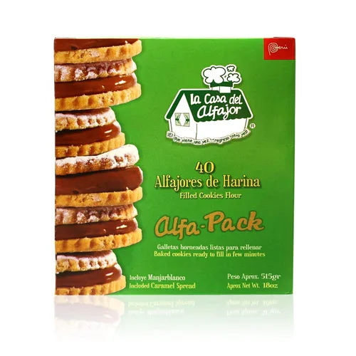 Vista 6 de Alfajores Peruanos de Harina La Casa del Alfajor 2 cajas de 40 cada una