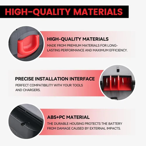 Vista 4 de VANTTECH Batería de repuesto Ni-Mh mejorada de 4.8 Ah para batería Black and Decker de 18 V HPB18 HPB18-OPE compatible con batería Black + Decker