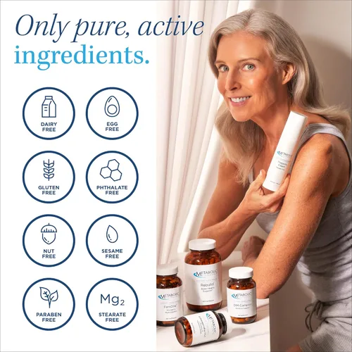 Vista 2 de Metabolic Maintenance L-triptófano - 500 mg L-triptófano - Soporte neurotransmisor - Hipoalergénico - 60 porciones - 60 cápsulas