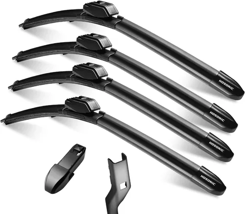Vista 11 de Limpiaparabrisas de 28 pulgadas + 24 pulgadas, compatible con Honda Civic 2015-2006, Chevrolet Cruze 2019-2018, Ford C-Max 2019-2013