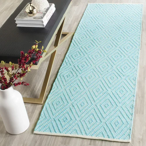 Vista 13 de Safavieh MTK811A-57, alfombra de área de algodón, marfil, tejida a mano, colección Montauk., Algodón, Beige / Marfil