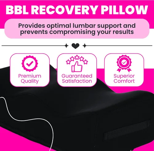 Vista 2 de BBL - Cojín para levantamiento de glúteos para después de la cirugía, suave cojín para postcirugía BBL con bolsa de cordón, almohada