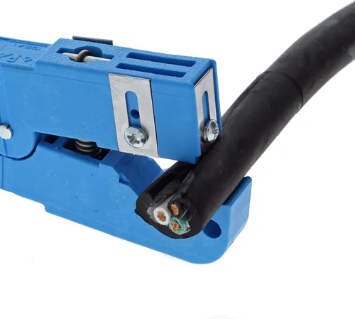 Vista 5 de IDEAL Industries, Inc. 45-164 Ringer - Pelacables de hoja ajustable, herramienta de pelado de cables para cable de 14 pulgadas - 916 pulgadas