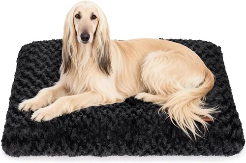 Vista 20 de ULIGOTA - Alfombrilla de cama para perro, suave y mullida, para jaula de perro, cama para perros pequeños, medianos y grandes, y gatos, lavable