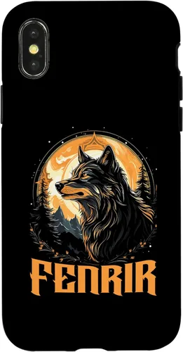 Vista 4 de iPhone 14 Fenrir Wolf Viking Scandinavian Pride Norsemen Odins Wolf Case