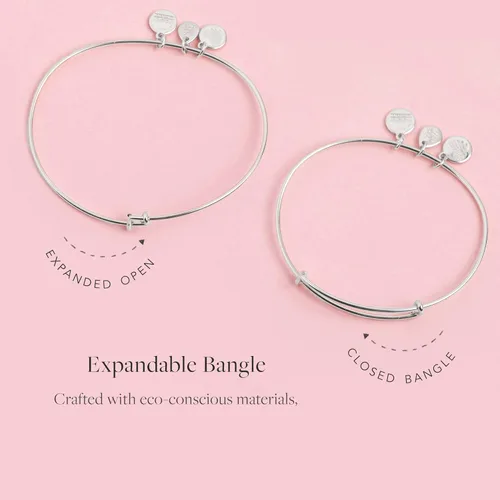 Vista 2 de Alex and Ani Collaborations - Brazalete expandible de Harry Potter para mujer, acabado brillante, de 2 a 3.5 pulgadas