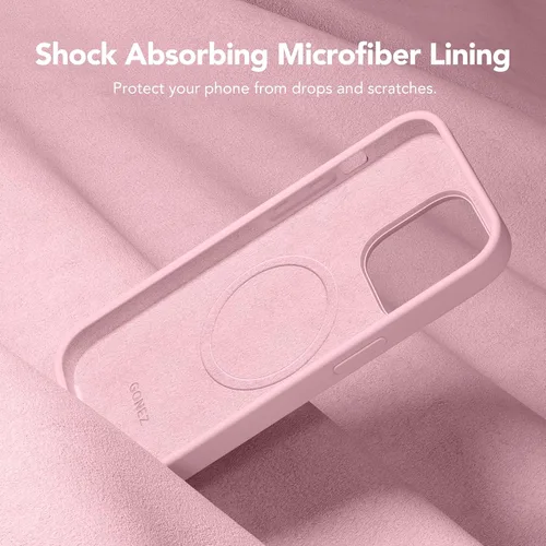 Vista 132 de GONEZ Funda magnética para iPhone 14, compatible con Magsafe, con protector de pantalla + protector de cámara, forro de microfibra antiarañazos