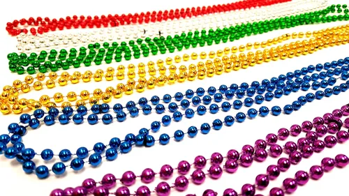 Vista 2 de Dondor Enterprises Collares metálicos festivos con cuentas