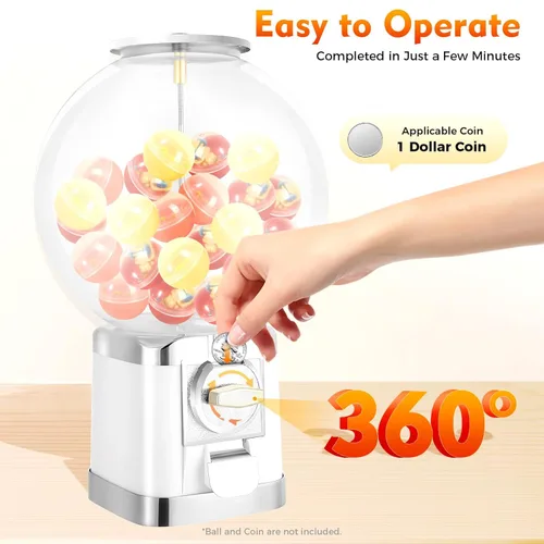 Vista 59 de Máquina expendedora de juguetes, dispensador de chicles, máquina expendedora de caramelos, máquina expendedora comercial, máquina de chicles