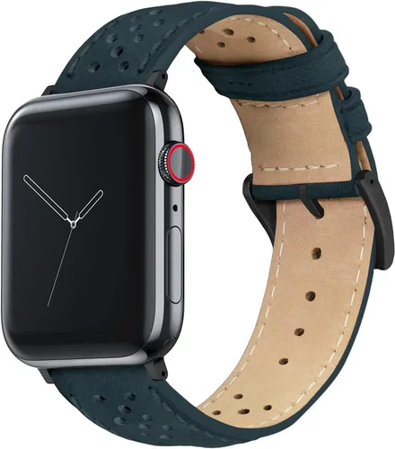 Vista 13 de BARTON WATCH BANDS - Correas de reloj de cuero Horween compatibles con los modelos de Apple Watch - 1, 2, 3, 4, 5, 6, 7, 8, 9, 10, SE, Ultra y Ultra