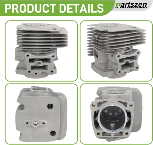 Vista 3 de 577257301 Pistón de cilindro para ventilador RedMax EBZ6500 EBZ6500RH EBZ7500 EBZ7500RH con kit de accesorios