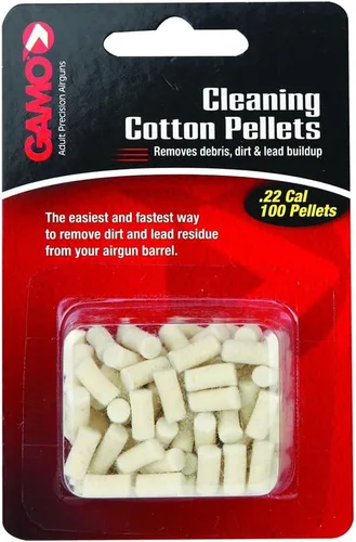 Gamo 621241654CP Air Rifle Cotton Cleaning Pellets, .22 Caliber (100 Count)