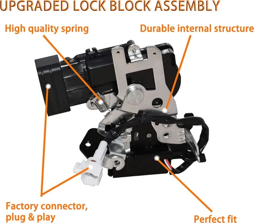 Vista 2 de FOKES Actuador de bloqueo de puerta elevadora, puerta trasera para maletero y portón trasero con actuador compatible con Toyota Sequoia 2001-2007