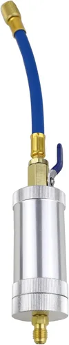 Vista 4 de Wisepick Inyector de tinte de aceite para compresor de CA, R134A R12 R22 Inyector de aceite y tinte, herramientas de refrigerante con 14 pulgadas