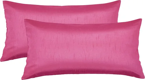 Vista 66 de Aiking Home - Funda de almohada decorativa rectangular de seda sintética de 12 x 18 pulgadas, cierre de cremallera, color aguamarina (juego de 2)