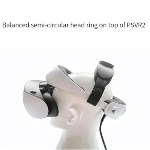 Vista 2 de Adjustable Head Strap for PSVR 2 Headset, Replacement Comfort Over Head Strap for PS VR2 Balances Head Pressure Accessories Compatible for