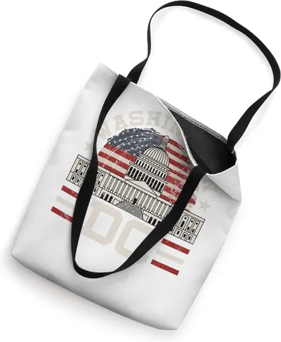 Vista 2 de Love Washington DC USA Gift Design Idea Tote Bag