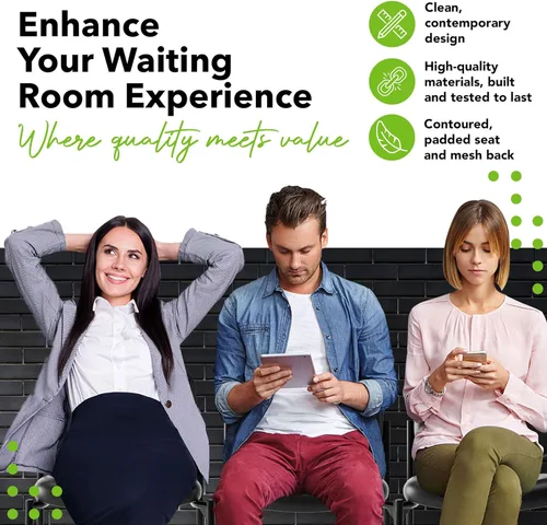 Vista 5 de Basyx Hon Hvl606 Silla para invitados, Tela, Tela negra