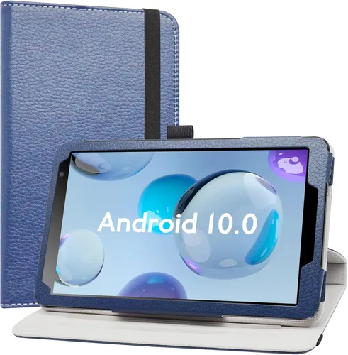 Vista 8 de LiuShan Funda de poliuretano con rotación 360 para DIALN X8 Ultra/Vortex Tab 8 4G/Foxx T8 Plus/Sky Devices Elite T8/Elite Octa/MAXWEST Nitro 8/Astro