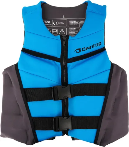Owntop Chaleco de natación para niños jóvenes | Ligero y de secado rápido | Hebillas ajustables y cremallera | Kayak, entrenamiento de natación,