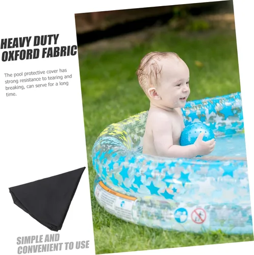 Vista 7 de Happyyami 3 piezas de cubierta de piscina tanque de stock cubierta solar para piscina sobre el suelo cubierta plegable piscina piscina piscina
