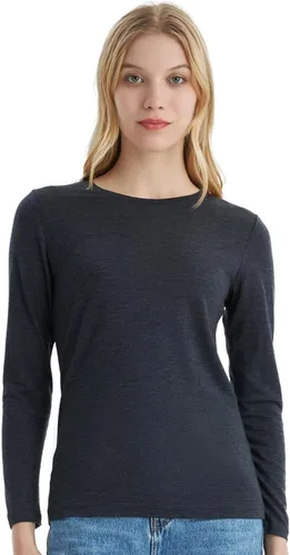 Vista 16 de Merino Protect 100% lana merino capa base mujer ropa interior térmica ligera suave manga larga camisa para senderismo esquí