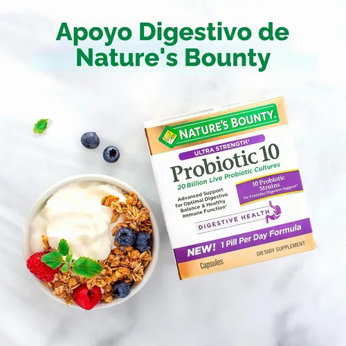 Vista 5 de Nb Acidophilus - Tabletas probióticas Nature's Bounty Acidophilus tamaño 100