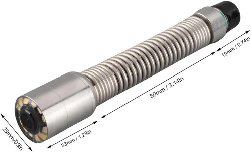 Cámara de inspección de tuberías Sonda IP68 Cámara de alcantarillado con 12 luces LED para reemplazo de endoscopio de drenaje de tuberías