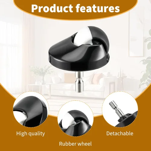 Vista 3 de Juego de 4 piezas de repuesto para rueda delantera compatible con iRobot Roomba 500, 600, 700, 800, 900, e, i y j Series Robot Aspiradoras - Ruedas