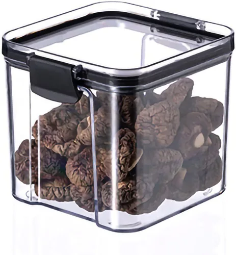 Vista 9 de Alvinlite Recipientes herméticos de almacenamiento de alimentos con tapas, caja de almacenamiento de granos, recipiente de silicona transparente