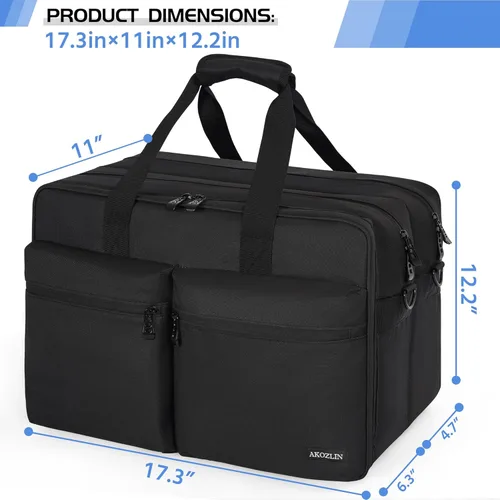 Vista 7 de AKOZLIN Three Layers Carrying Travel Bag Large Capacity for PS5 Console PSVR Storage Case Compatible with PlayStation 5 Monitor PlayStation VR