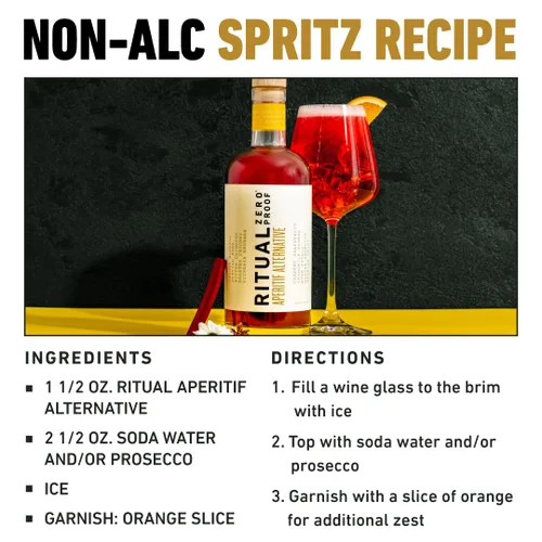 Vista 9 de RITUAL Zero Proof Ron & Aperitif Alternativas Bebidas espirituosas sin alcohol galardonadas 25.4 onzas líquidas cada uno Bajo y sin calorías