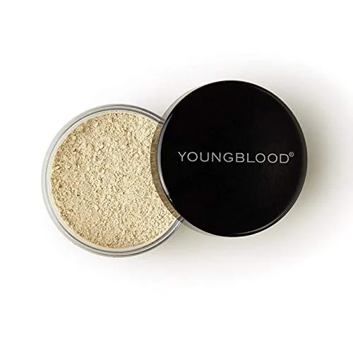 Vista 4 de Youngblood Polvo de ajuste de arroz mineral suelto, oscuro, vegano, libre de crueldad, sin parabenos