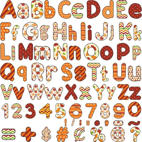 Vista 10 de Paquete combinado de 266 letras para tablón de anuncios, letras bajo el mar y detalles de números para tablón de anuncios, decoración del hogar