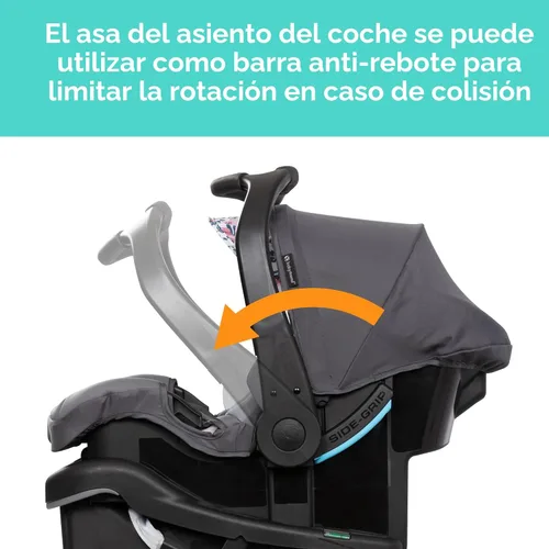 Vista 15 de Sistema de viaje Baby Trend EZ Ride SE con asiento de seguridad para bebé, Bluebell Azul (Bluebell)