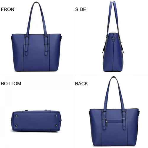 Vista 5 de Bolsos y bolsos de mano para mujer, bolso de hombro con asa superior, bolso de dama